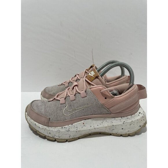 NIKE Sneakers WOMEN CRATER REMIXA PINK OXFORD-CREAM II SZ 6.5 athletic - Picture 1 of 7